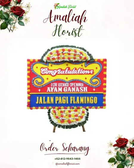 Sewa Papan Bunga Blender